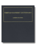 Tibetan-Sanskrit dictionary (compact edition) by Lokesh Chandra (resetting of 1982 edition)