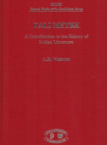 Pali metre: a contribution to the history of Indian literature